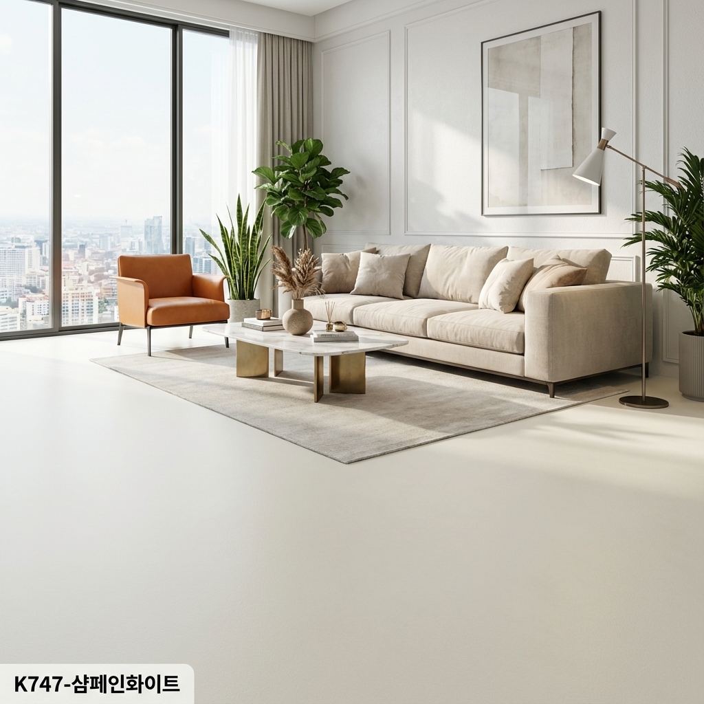 샴페인화이트 적용 예시